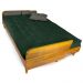 Sofá Cama Paris Sarja Madeira Nobre Natural - Verde Militar