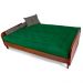 Sofá Cama Paris Sarja Verde Bandeira Madeira Nobre Cor Imbuia