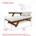 Sofá Japão Futon Acquablock Madeira Cor Imbuia