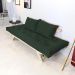 Sofá Japão Futon Verde Militar Em Madeira Maciça
