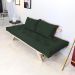 Sofá Japão Futon Verde Militar Em Madeira Maciça