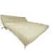 Sofa Cama Futon Oriental King Bege Madeira Maciça Pinus Natural Sem Pintura