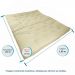 Sofa Cama Futon Oriental King Bege Madeira Maciça Pinus Natural Sem Pintura