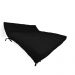 Sofa Cama Futon Oriental King Preto Madeira Maciça Pinus Natural Sem Pintura