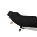 Sofa Cama Futon Oriental King Preto Madeira Maciça Pinus Natural Sem Pintura