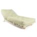 Sofa Cama Solteiro Futon Dobrável Bege