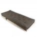 Sofa Cama Solteiro Futon Dobrável Cinza