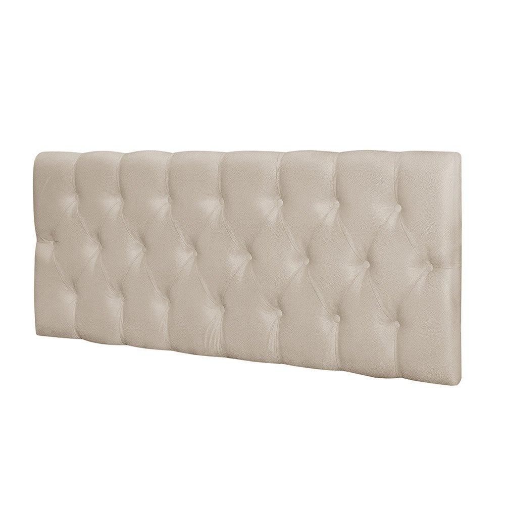 Painel Cabeceira Paris Queen Para Cama Box 1,58 Pávia Areia