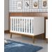 Berço Americano Classic New Branco Fosco com Madeira - Reller