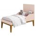 Berço Americano Classic New Rosa Fosco com Madeira - Reller