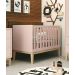 Berço Americano Classic New Rosa Fosco com Natural - Reller