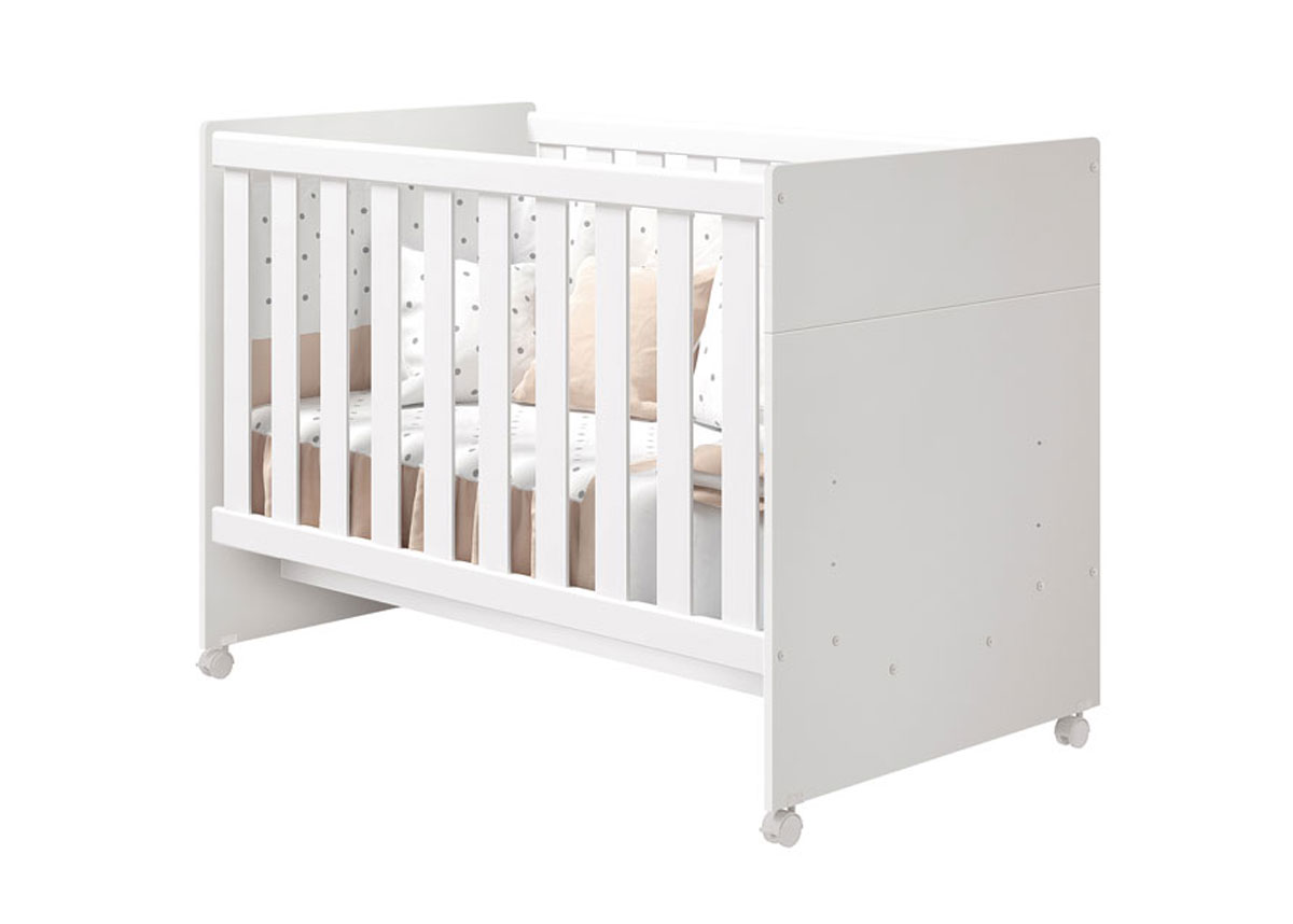 Berço Americano Katatau Branco Brilho - MoveisAqui