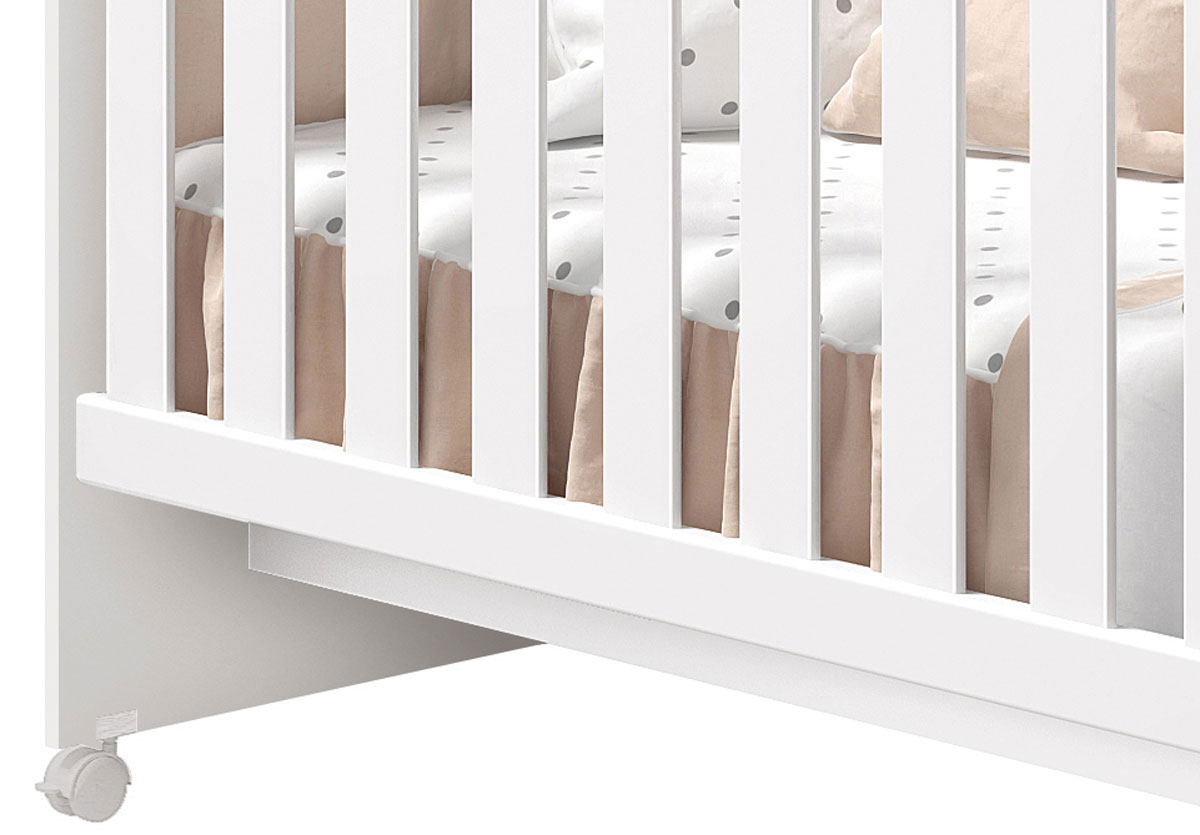 Berço Americano Katatau Branco Fosco - Reller