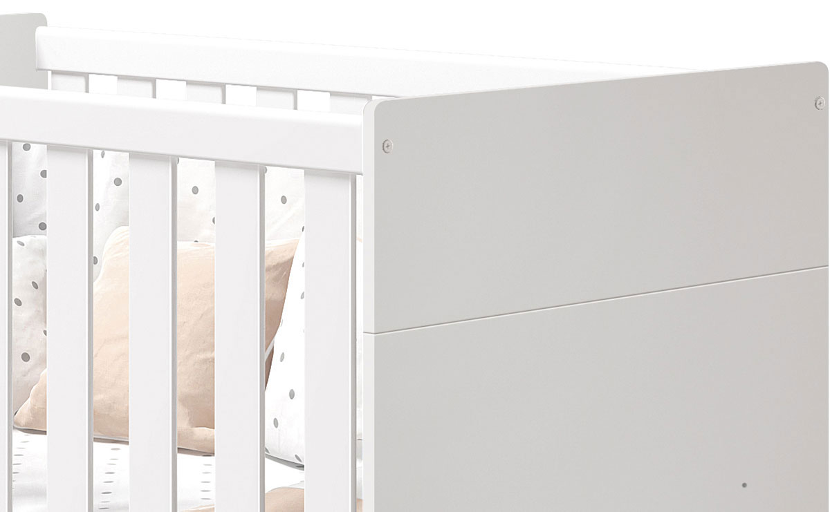 Berço Americano Katatau Branco Fosco - Reller