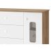 Cômoda 4 Gavetas Katatau Branco Brilho com Mezzo - Reller