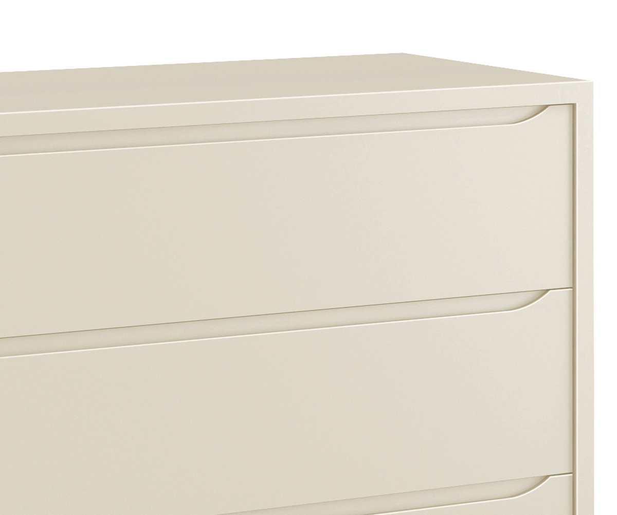 Cômoda Gaveteiro Classic New Areia Fosco com Natural - Reller