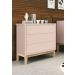 Cômoda Gaveteiro Classic New Rosa Fosco com Natural - Reller