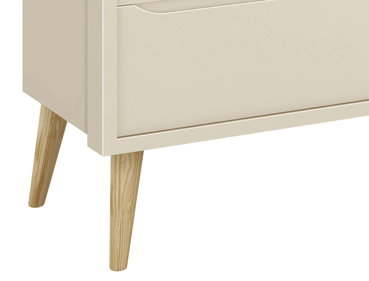 Cômoda Gaveteiro Théo New Areia Fosco com Natural - Reller