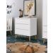 Cômoda Gaveteiro Théo New Branco Fosco com Natural - Reller