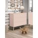Cômoda Gaveteiro Théo New Rosa Fosco com Natural - MoveisAqui