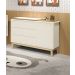 Cômoda Sapateira Classic New Areia Fosco com Natural - Reller
