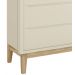 Cômoda Sapateira Classic New Areia Fosco com Natural - Reller