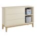 Cômoda Sapateira Classic New Areia Fosco com Natural - Reller