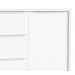 Cômoda Sapateira Classic New Branco Fosco com Madeira - Reller