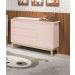 Cômoda Sapateira Classic New Rosa Fosco com Natural - Reller