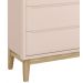 Cômoda Sapateira Classic New Rosa Fosco com Natural - Reller