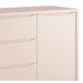 Cômoda Sapateira Classic New Rosa Fosco com Natural - Reller