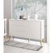 Cômoda Sapateira Théo New Branco Fosco com Natural - MoveisAqui