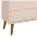 Cômoda Sapateira Théo New Rosa Fosco com Natural - Reller