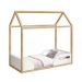 Cama Montessoriana Zoe Branco Fosco com Natural - MoveisAqui
