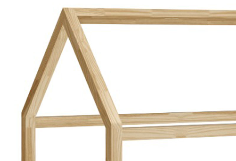 Cama Montessoriana Zoe Branco Fosco com Natural - MoveisAqui