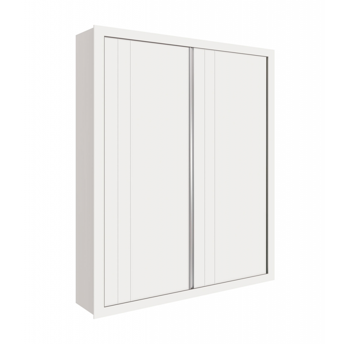 Guarda-Roupa 2 Portas de Correr Prince Branco Fosco - MoveisAqui