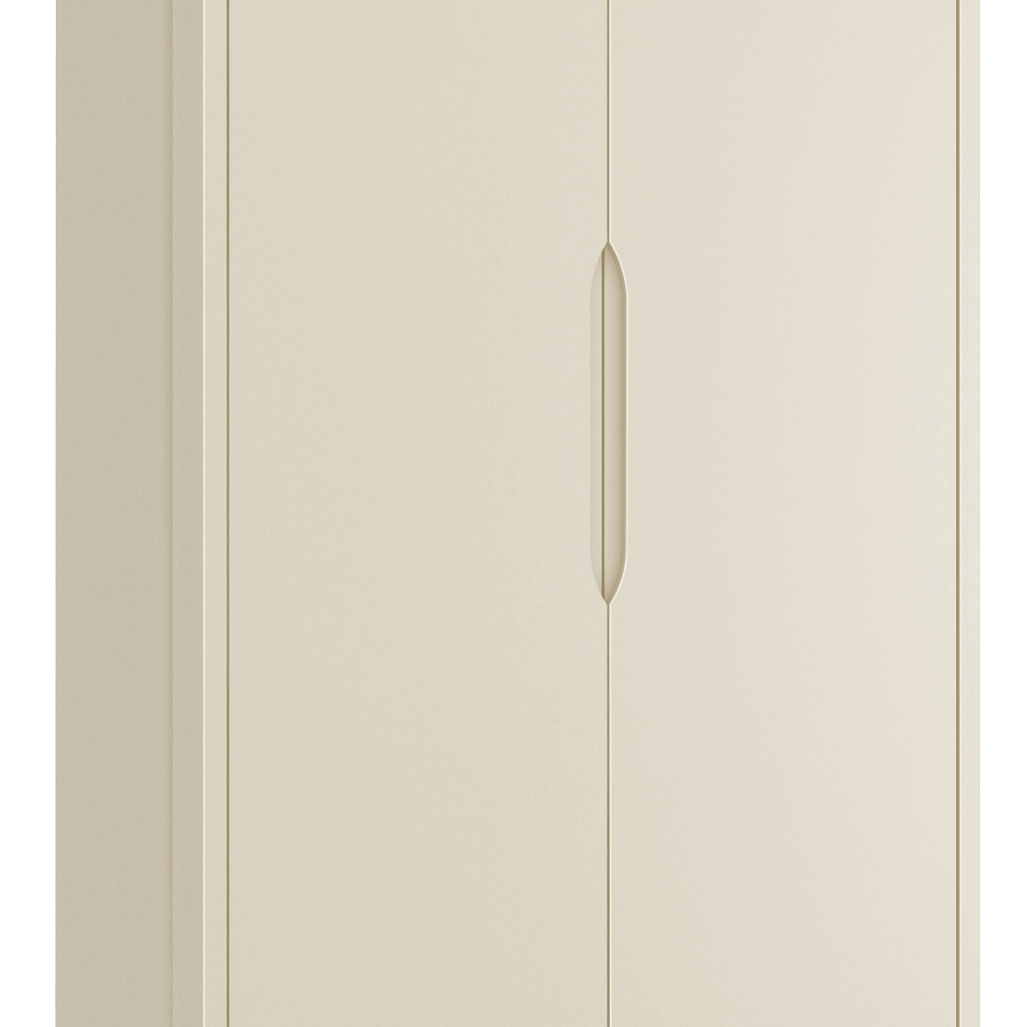 Guarda-Roupa Retrô 2 Portas Classic New Areia Fosco com Madeira - Reller