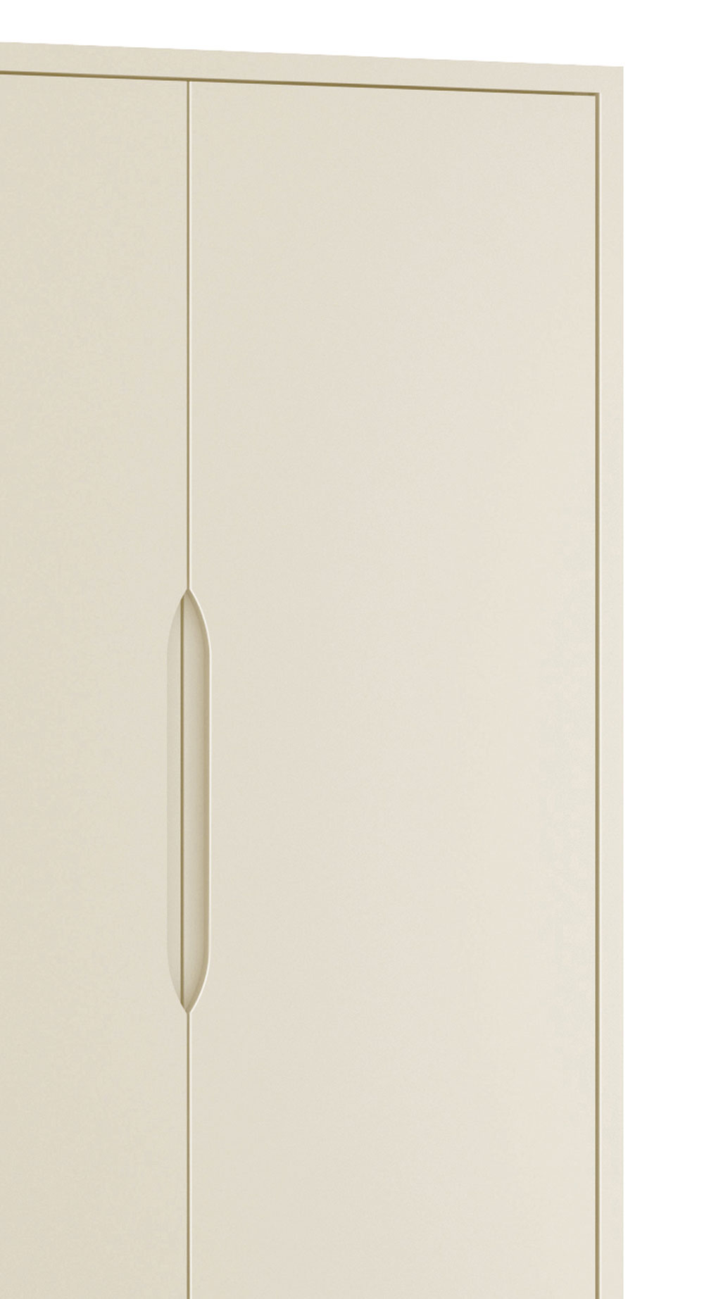 Guarda-Roupa Retrô 2 Portas Classic New Areia Fosco com Natural - Reller