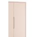 Guarda-Roupa Retrô 2 Portas Classic New Rosa Fosco com Natural - Reller