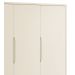 Guarda-Roupa Retrô 3 Portas Classic New Areia Fosco com Natural - MoveisAqui