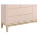 Guarda-Roupa Retrô 3 Portas Classic New Rosa Fosco com Natural - MoveisAqui