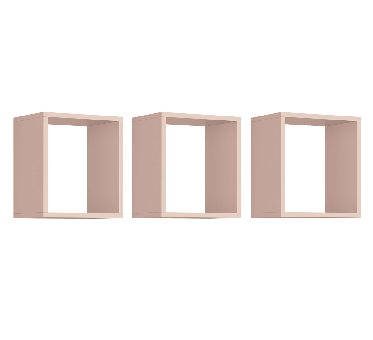 Jogo de Quarto para Bebê Classic New Rosa Fosco com Natural - MoveisAqui