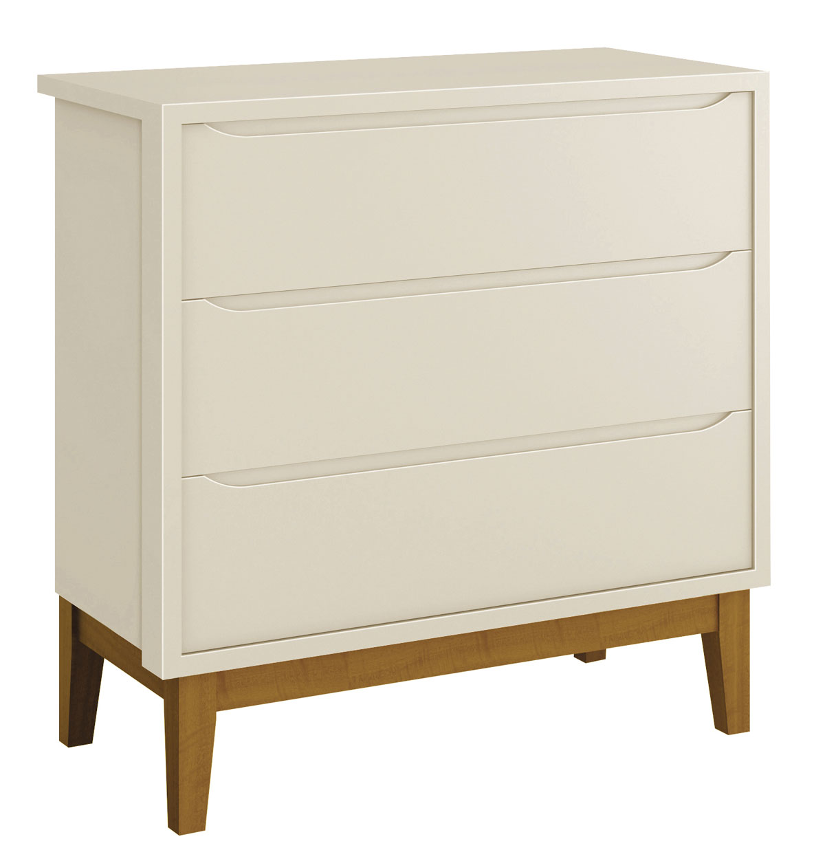 Jogo de Quarto para Bebê Completo 2 Portas Classic New Areia Fosco com Madeira - MoveisAqui