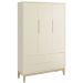 Jogo de Quarto para Bebê Completo 3 Portas Classic New Areia Fosco com Natural - Reller