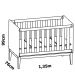 Jogo de Quarto para Bebê Completo 3 Portas Classic New Branco Fosco com Madeira - Reller