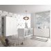 Jogo de Quarto para Bebê Completo 3 Portas Théo New Branco Fosco com Natural - MoveisAqui