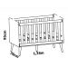 Jogo de Quarto para Bebê Completo 3 Portas Théo New Branco Fosco com Natural - MoveisAqui