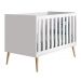 Jogo de Quarto para Bebê Théo New Branco Fosco com Natural - MoveisAqui