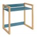 Mesa Escrivaninha Infantil Zoe Azul Fosco - Reller