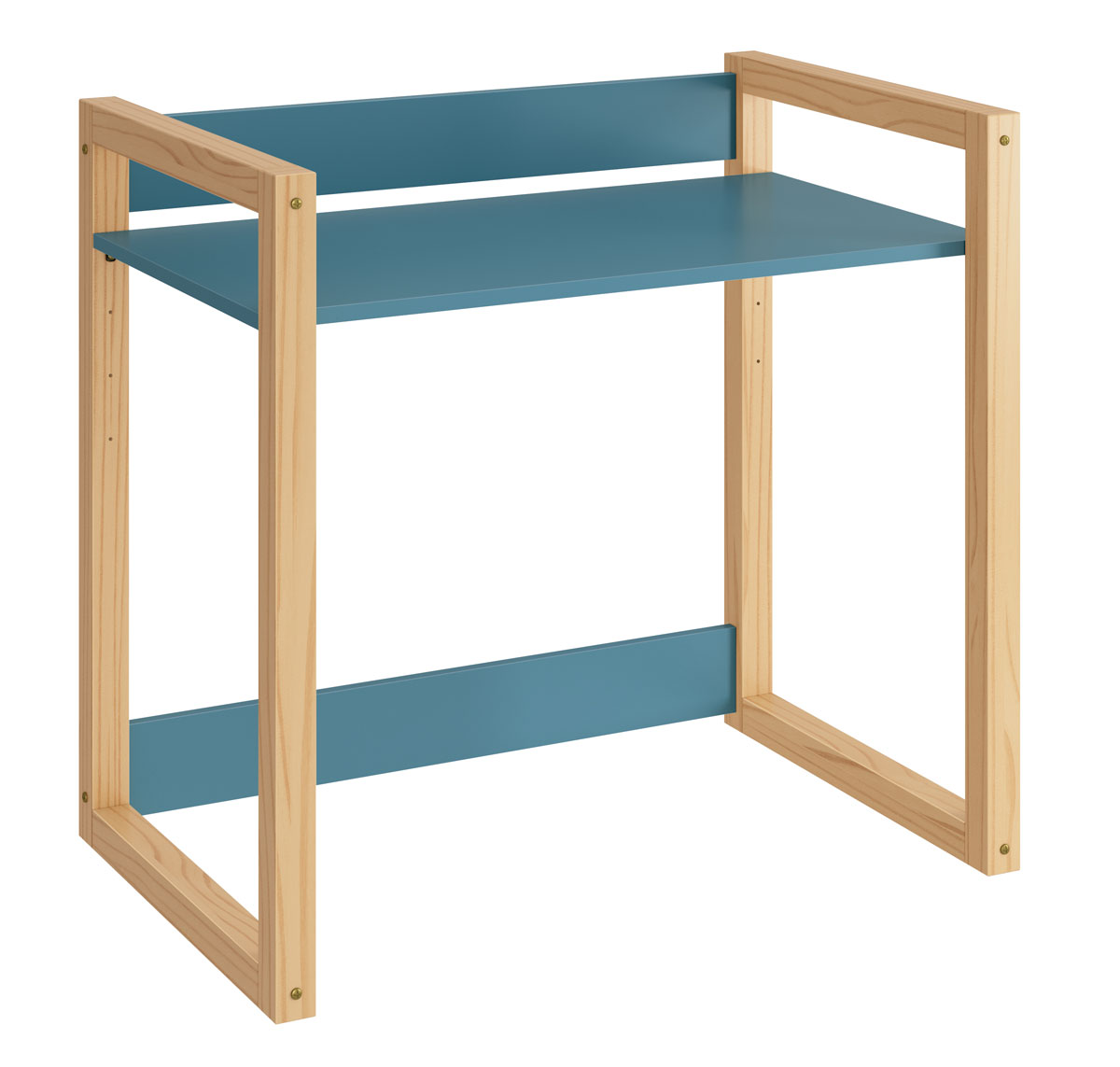 Mesa Escrivaninha Infantil Zoe Azul Fosco - Reller